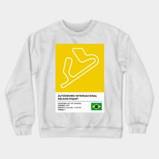 Autodromo Internacional Nelson Piquet [info] Crewneck Sweatshirt